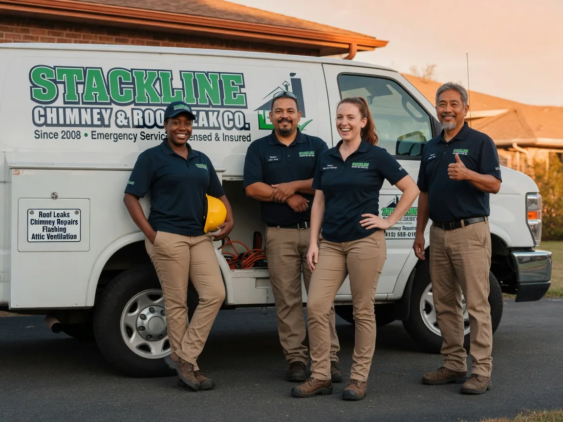 Chimney flashing repair company in Crown, PA